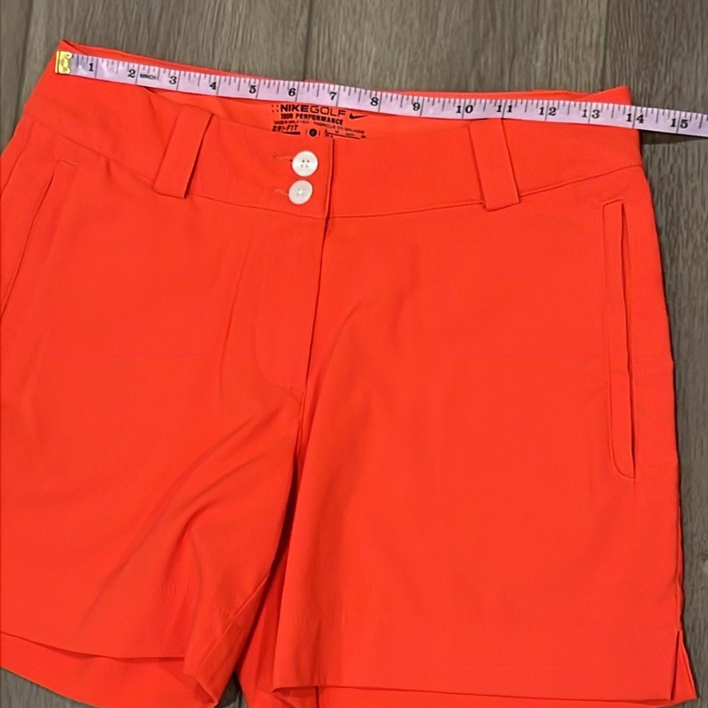 Nike Golf Tour Performance Red Athletic Shorts Size 2 - Picture 9 of 13